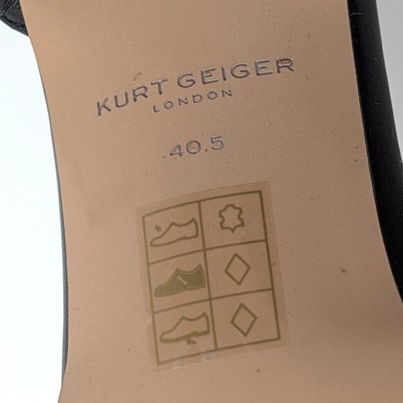 Kurt Geiger Brixton Ankle Strap Stiletto Heel Sandal Women's Black Size US9.5 - Picture 10 of 13